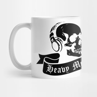 Heavy Metal Skull Logo Mug